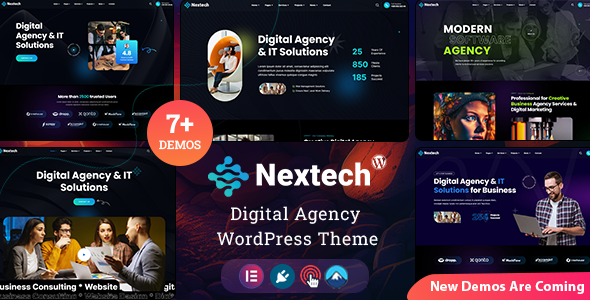 Nextech - Digital Agency Elementor WordPress Theme