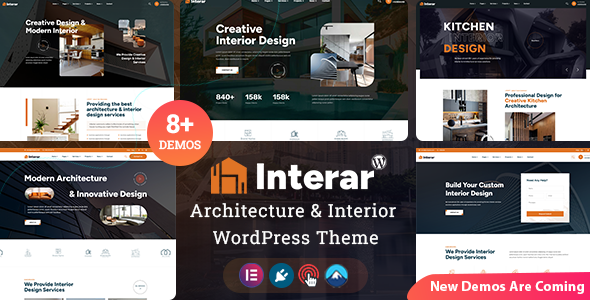 Interar - Interior & Architecture Elementor WordPress Theme