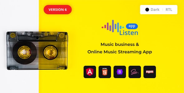 Listen - Angular Music Streaming App