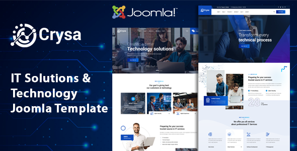 Crysa - Joomla 6 IT Solutions & Technology Template