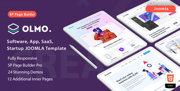 OLMO - Joomla 6 Software & SaaS Template
