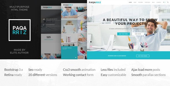 Paqarriz - Multipurpose HTML5 Template