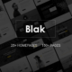 Blak - Responsive MultiPurpose HTML Website Template