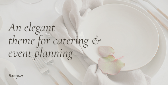 Banquet - Catering and Event Planning WordPress Theme