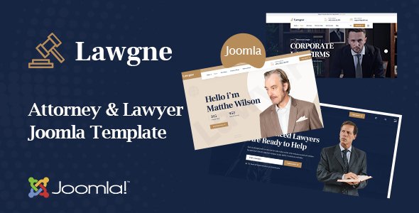 Lawgne - Joomla 6 Template for Attorney & Lawyers