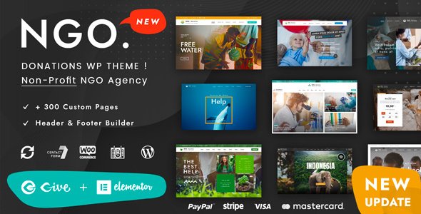 Ngo - Charity Donation WordPress