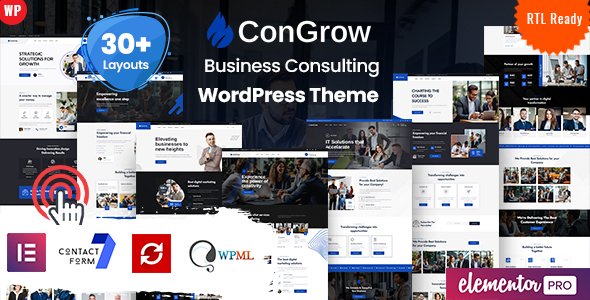 Congrow – Consulting WordPress Theme