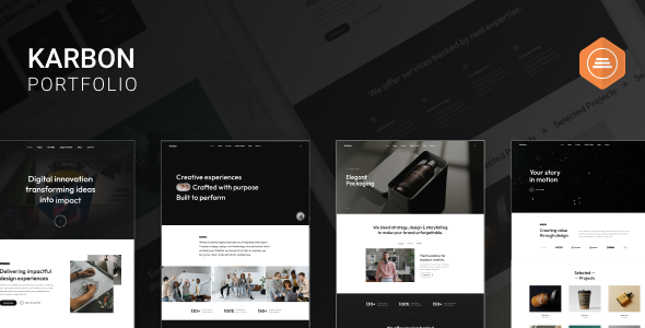 Karbon - Minimal Portfolio WordPress Theme