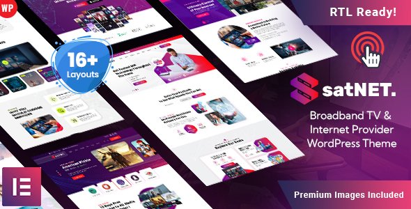 Satnet - Internet Provider WordPress Theme