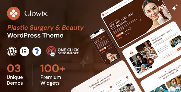Glowix - Plastic Surgery WordPress Theme