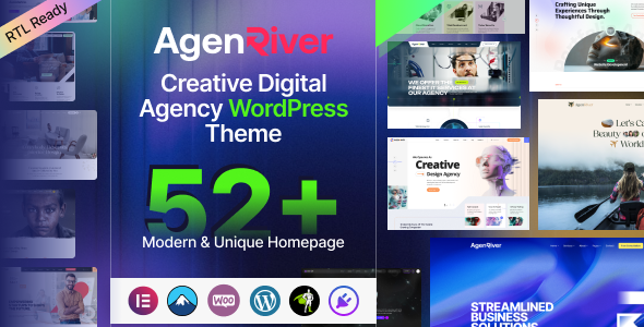 AgenRiver - Digital Agency WordPress