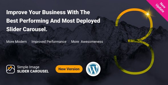Simple Image  Slider Carousel Wordpress & WooCommerce Plugin