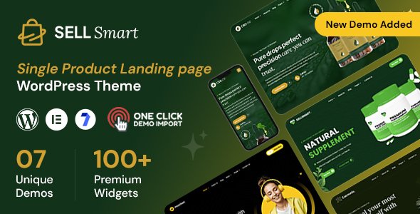 Sellsmart - Single Product Landing Page WordPress Theme