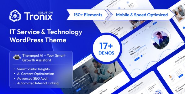 Tronix - IT Service And Technology WordPress Theme