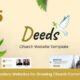 Deeds - Simple Nonprofit Church Website Template