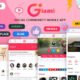 Giami Community Social Network PAW Mobile App UI Kit with Market Place Template