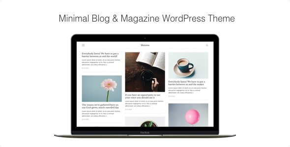 Maxima - Minimal Blog & Magazine WordPress Theme