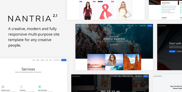 Nantria - Multi-purpose HTML5 Template