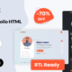 Morex - Tailwind CSS Personal Portfolio Template + RTL