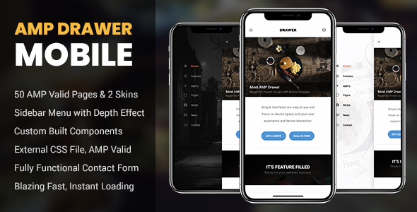 AMP Drawer Mobile