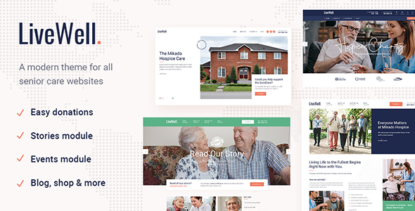 LiveWell - Senior Care WordPress Theme