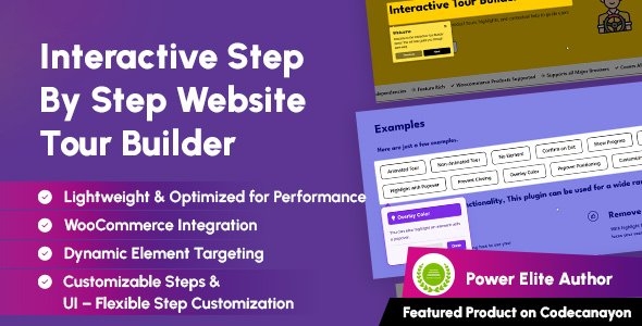 WordPress Interactive Step by Step Website Tour Builder