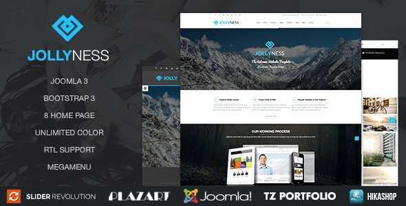 Jollyness - Business Joomla Template