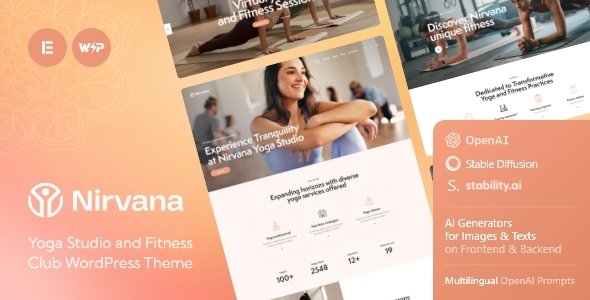 Nirvana | Yoga Studio and Fitness Club WordPress Theme
