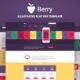Berry - Illustrated PSD Template