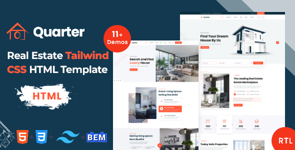 Quarter - Real Estate Template