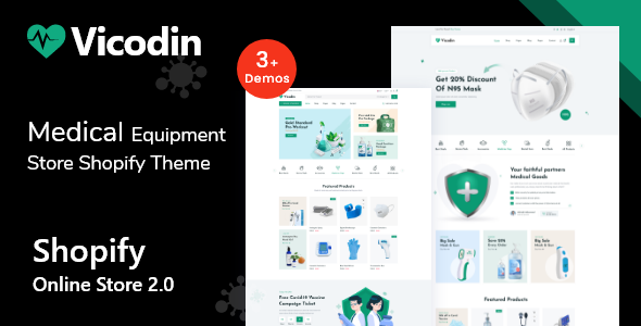 Vicodin - Health, Medical Equipment Store Shopify Theme OS 2.0