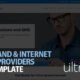 UltraNet - Broadband & Internet Service Providers HTML Template