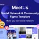 MeetUs - Social Network & Community Figma Template