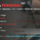 Accura Personal - Resume CV vCard Portfolio Theme