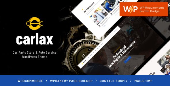 Carlax | Car Garage & Auto Service WordPress Theme