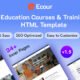 Ecour - Education Courses & Training Bootstrap 5 Template