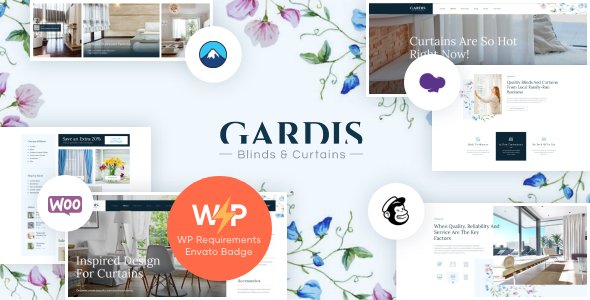 Gardis | Drapes, Blinds & Curtains WordPress Theme