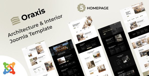 Oraxis - Architecture & Interior Joomla 6 Template