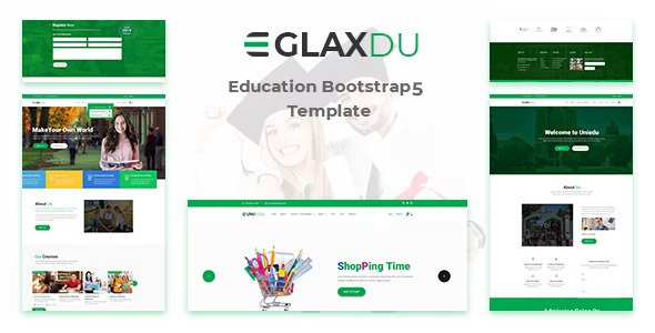 Glaxdu - Institute Website Template for Education