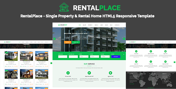 RentalPlace - Single Property & Rental Home HTML5 Responsive Template