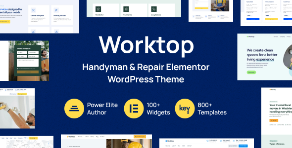 Worktop - Handyman & Repair Elementor WordPress Theme