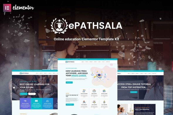 ePathsala - Online Education Elementor Pro Template Kit