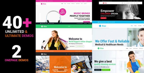 Rise - Responsive Multi-Purpose HTML Template