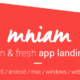 Mniam – Modern & Fresh App Landing Page