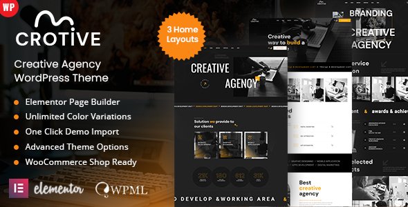 Crotive - Agency WordPress Theme