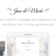 Jane & Mark - Wedding WordPress Theme