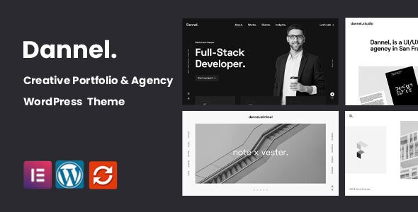 Dannel - Creative Portfolio & Agency WordPress Theme
