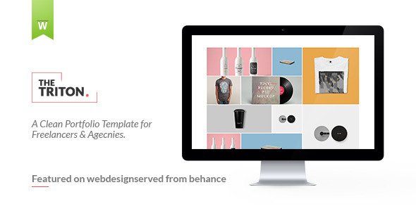 The Triton - Multipage Portfolio Template