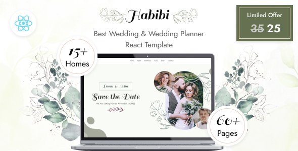 Habibi - Wedding & Wedding Planner React Template