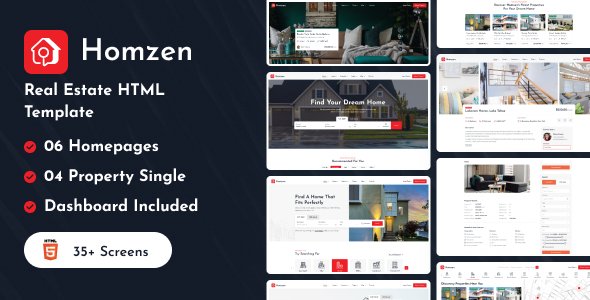 Homzen | Real Estate HTML Template